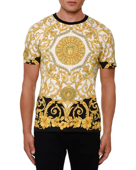 versace shirt t shirt|versace t shirt men price.